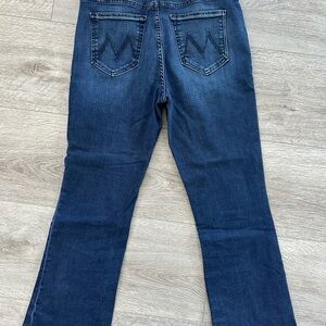MOTHER Dark Blue Flare Jeans